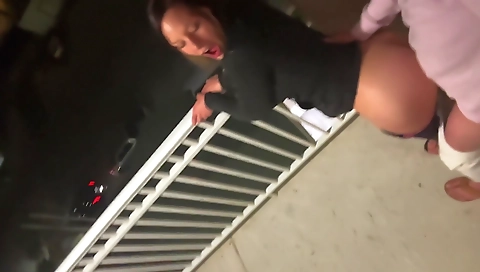 Beautiful blonde babe on bed with her tits