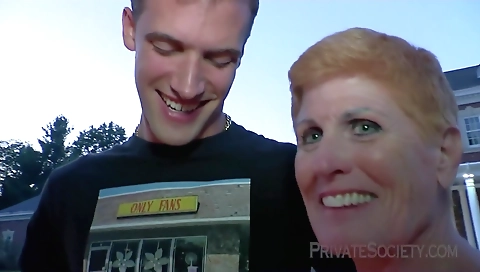 Sexy young chick getting fucked by two guys