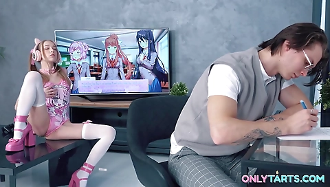 Hawt sweetheart likes to get dirty by a horny and