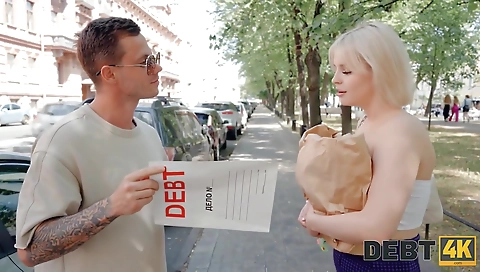 Hot blonde fucked by sexyer