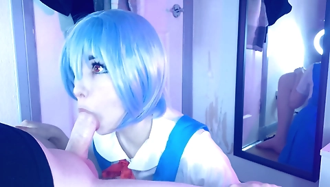 Mature woman fucking and cum on my ass