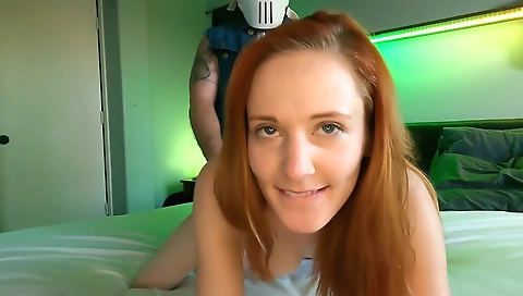 Sexy young chick fucked by her boyfriend