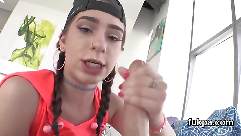 Horny milf with huge boobs and i fucked by her